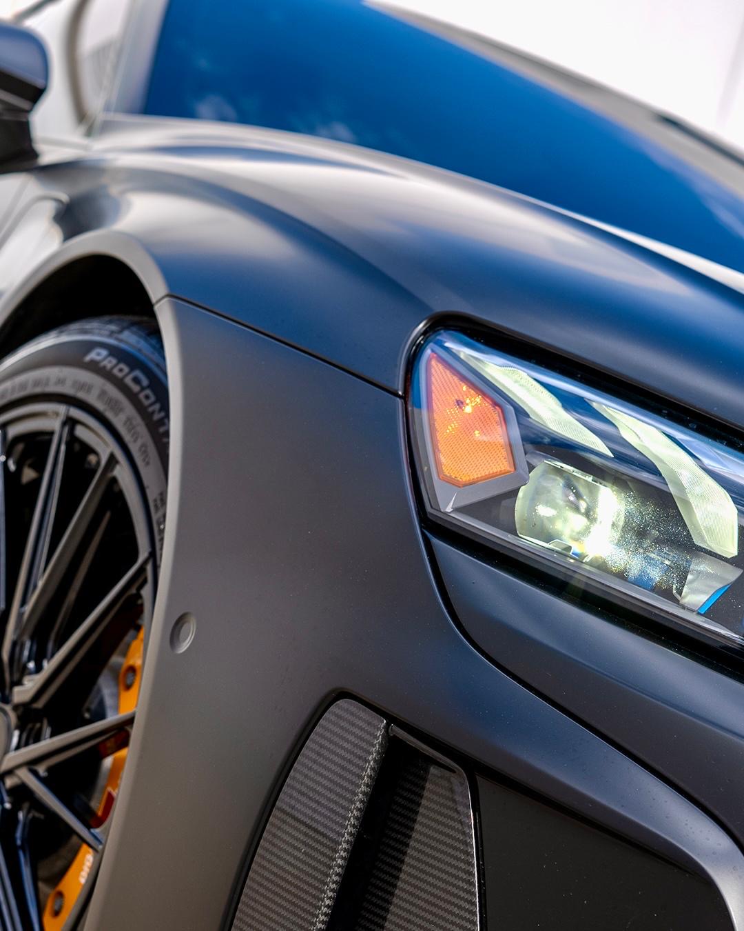 Audi headlight detail