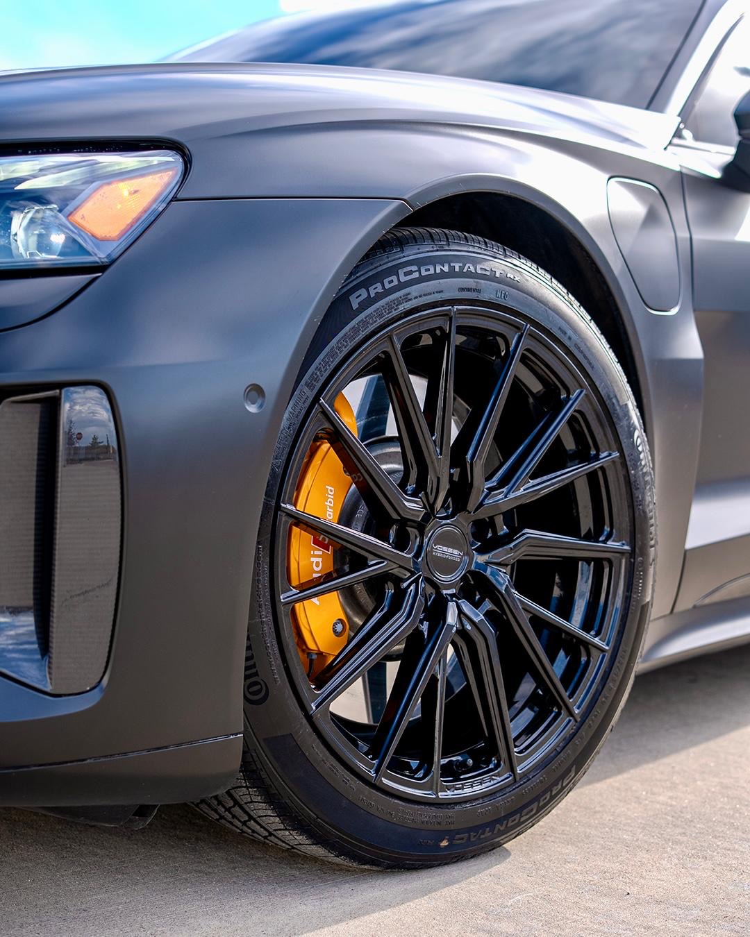 Audi wheel closeup