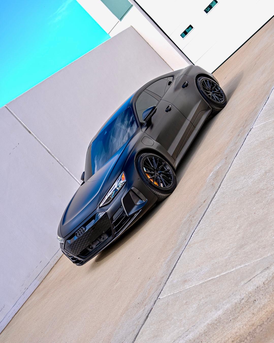 Overhead Audi wrap